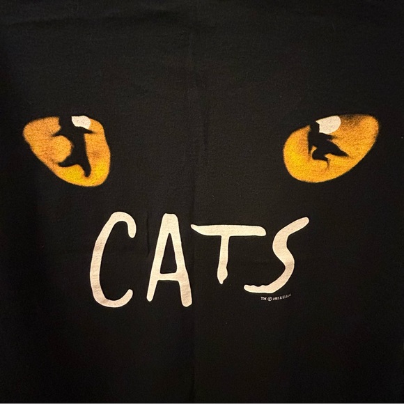 Vintage CATS THE MUSICAL Tee T-shirt Broadway Cast -Not Taylor’s Version size L - Picture 9 of 12